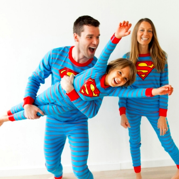 Hanna Andersson Other - Hanna Andersson Superman costume long john pajamas pj size 130 US 8